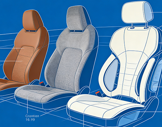 Automotive seat comfort testing - professional equipment measuring seat cushion softness and support