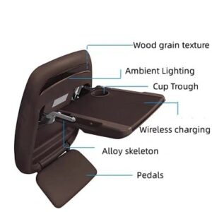 Hot Sale Car interior For Toyota Sienna Car Seat Multi-Functional Back Table Rear Table Automotive Seat Back Folding Table