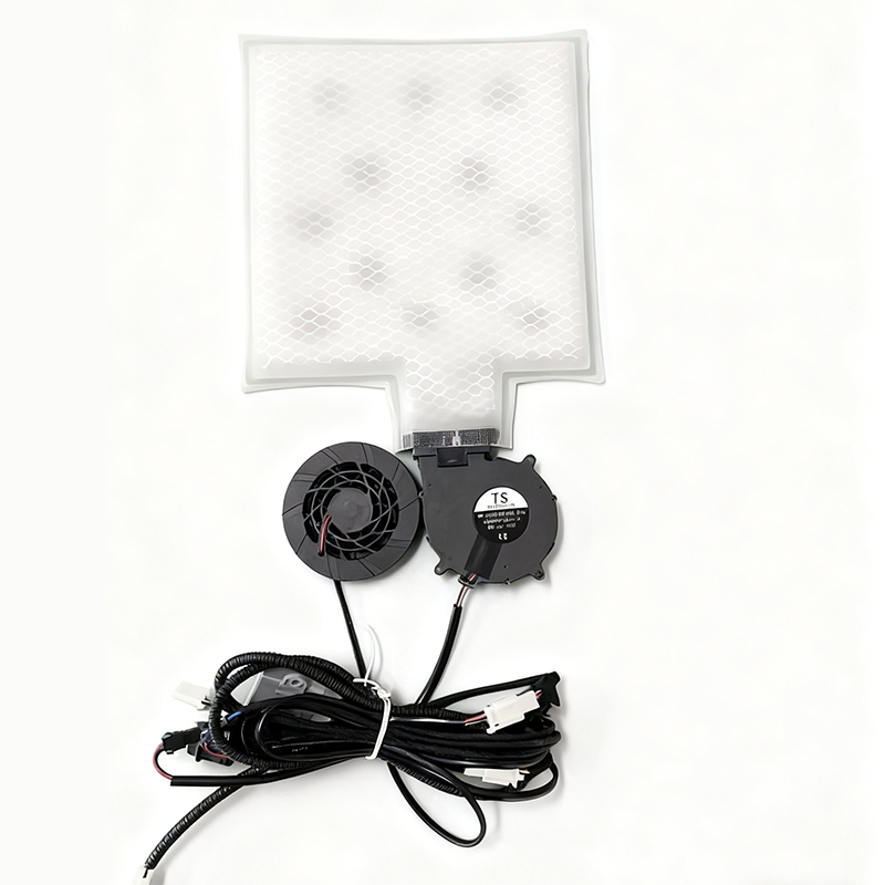 The ventilation kit effectively removes heat and moisture from the seat surface.