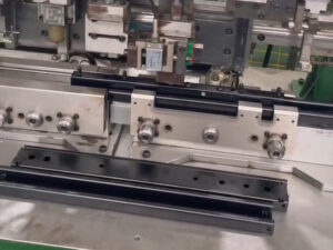 Car seat rail production