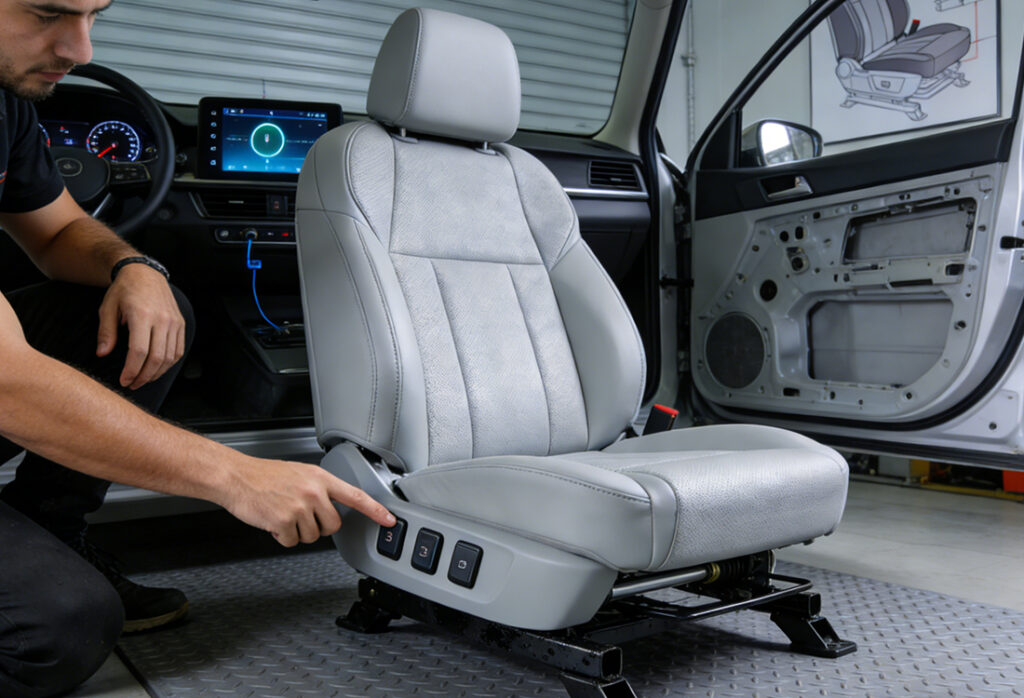 A detailed guide outlining the steps and precautions for upgrading manual seats.