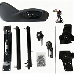 Automotive electric seat upgrade kits, including those for Toyota, Ford, Mitsubishi, Mercedes-Benz, and other series.