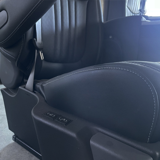 Electric adjustable seat display diagram