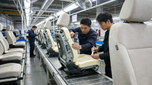 Cover image for an article about the car seat manufacturing process